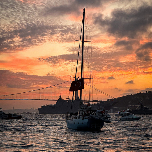 Istanbul Bosphorus Sunset Cruise on Private Luxury Yacht