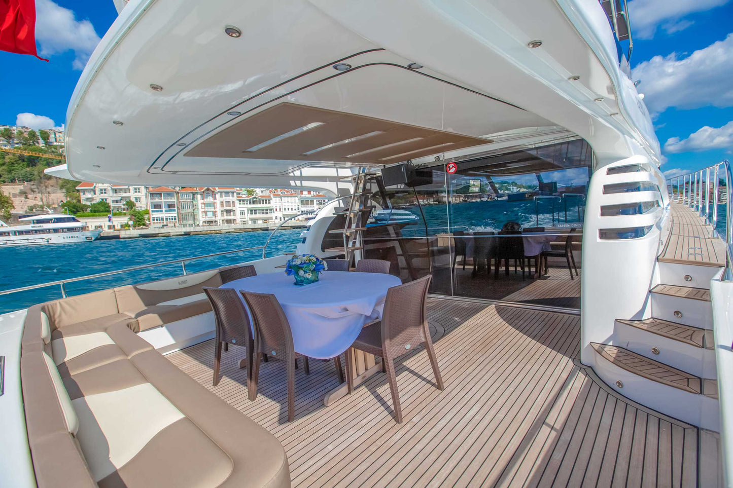 Istanbul Bosphorus Sunset Cruise on Private Luxury Yacht